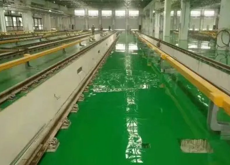 惠州河南岸環(huán)氧樹脂自流平地坪施工