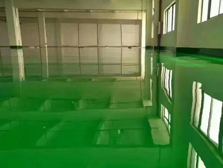惠州小金口電子廠環(huán)氧樹脂自流平防靜電地坪施工
